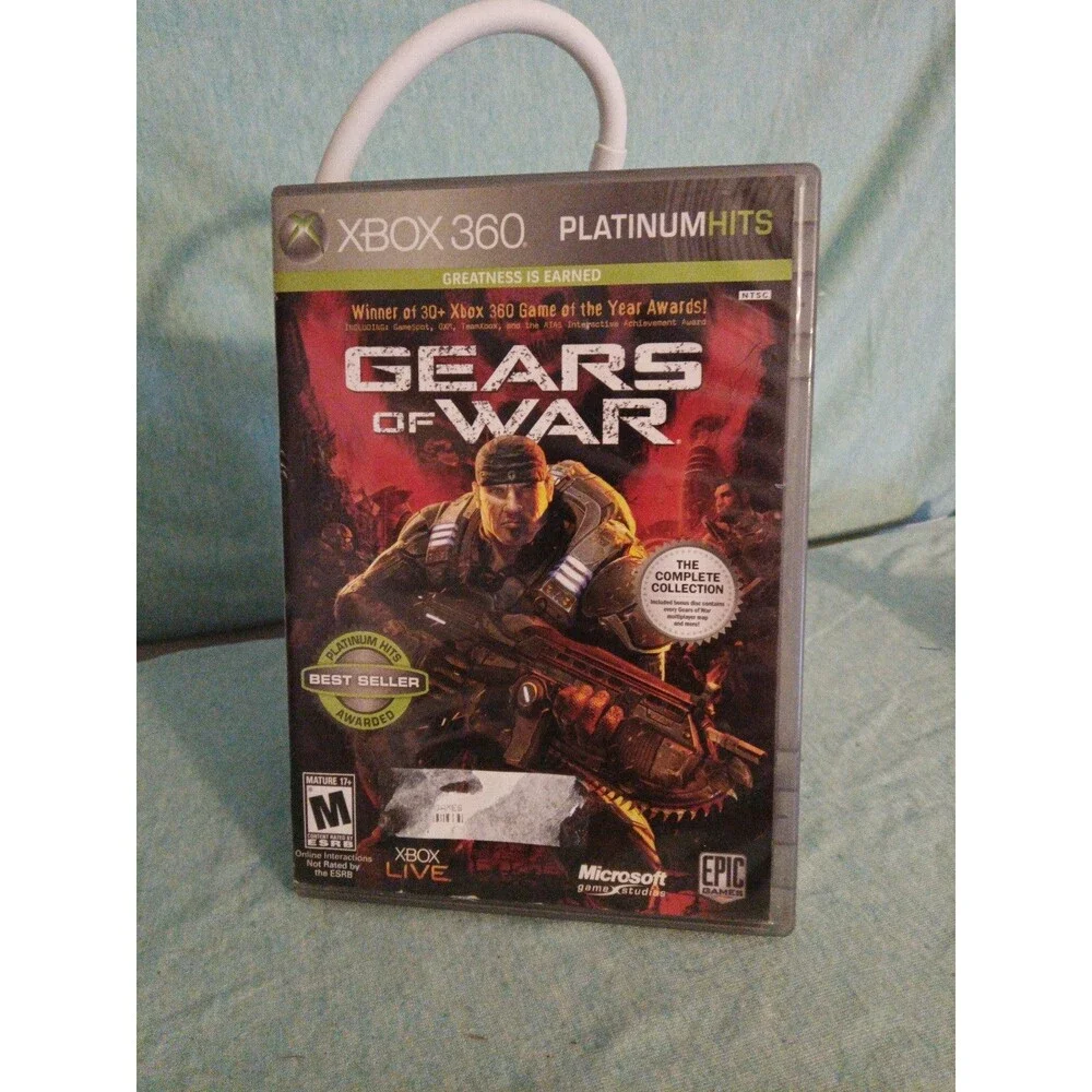 Gears of War Two Disc Platinum Hits Edition Microsoft Xbox 360, 2008